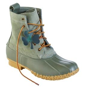 LIMITED EDITION Shamrock 8” Womens Suede bean boot size 8